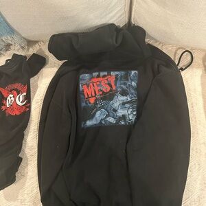 Mest band merch graphic hoodie emo pop punk fall out boy good charlotte y2k